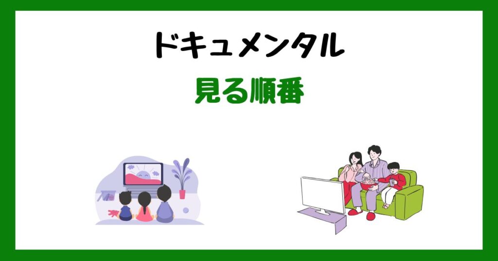 ドキュメンタルの見る順番！サブスク配信はどこで見れる？